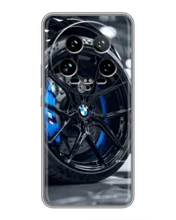 Чохол для Xiaomi 14 Ultra з картинкою «Колесо BMW зблизька»