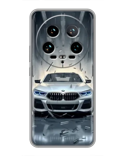 Чохол для Xiaomi 14 Ultra з картинкою «BMW у світлі фар»