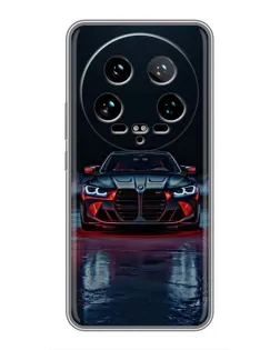 Чохол для Xiaomi 14 Ultra з картинкою «BMW на мокрій дорозі»