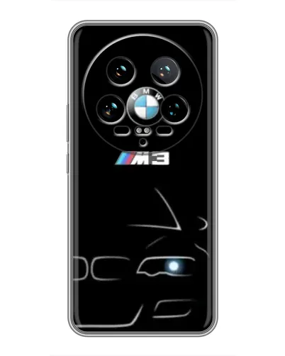 Чохол для Xiaomi 14 Ultra з картинкою «Мінімалістичний принт BMW M3»