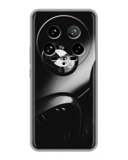 Чохол для Xiaomi 14 Ultra з картинкою «Емблема BMW — макро»