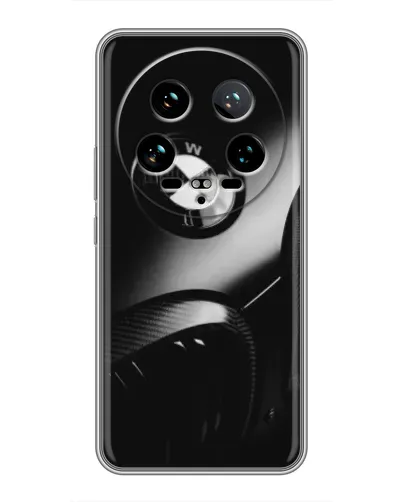 Чохол для Xiaomi 14 Ultra з картинкою «Емблема BMW — макро»