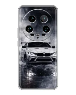 Чохол для Xiaomi 14 Ultra з картинкою «BMW крізь туман»