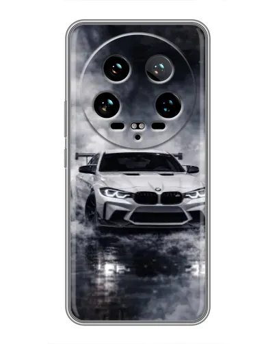 Чохол для Xiaomi 14 Ultra з картинкою «BMW крізь туман»