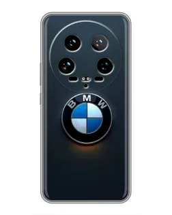 Чохол для Xiaomi 14 Ultra з картинкою «Логотип BMW — мінімалізм»