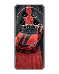 Чохол для Xiaomi 14 Ultra з картинкою «BMW на червоній доріжці»