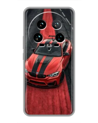 Чохол для Xiaomi 14 Ultra з картинкою «BMW на червоній доріжці»