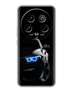Чехол для Xiaomi 14 Ultra с картинкой «BMW — ночной взгляд»