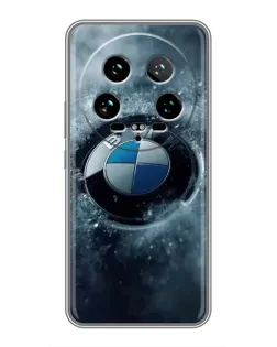 Чехол для Xiaomi 14 Ultra с картинкой «Логотип BMW — лед»