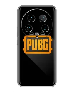 Чохол для Xiaomi 14 Ultra з картинкою «PUBG — рамка лого»