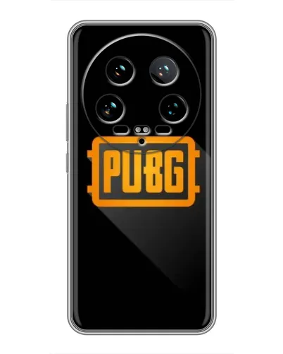 Чохол для Xiaomi 14 Ultra з картинкою «PUBG — рамка лого» Чохол для Xiaomi 14 Ultra з картинкою «PUBG — рамка лого»