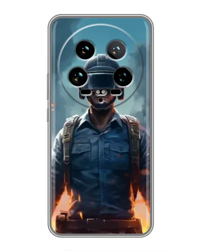 Чохол для Xiaomi 14 Ultra з картинкою «PUBG — реалістичний герой» Чохол для Xiaomi 14 Ultra з картинкою «PUBG — реалістичний герой»