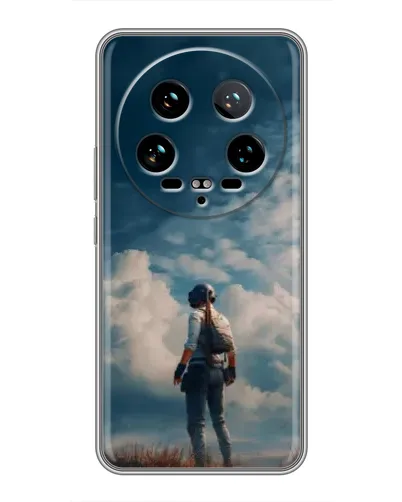Чохол для Xiaomi 14 Ultra з картинкою «Герой PUBG на скелі» Чохол для Xiaomi 14 Ultra з картинкою «Герой PUBG на скелі»