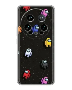 Чехол для Xiaomi 14 Ultra с картинкой «Космический паттерн Among Us» Чехол для Xiaomi 14 Ultra с картинкой «Космический паттерн Among Us»
