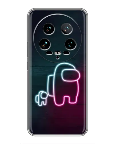 Чохол для Xiaomi 14 Ultra з картинкою «Among Us неон-арт» Чохол для Xiaomi 14 Ultra з картинкою «Among Us неон-арт»