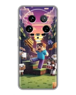 Чохол для Xiaomi 14 Ultra з картинкою «Стів на фермі» Чохол для Xiaomi 14 Ultra з картинкою «Стів на фермі»