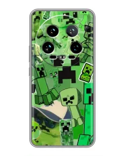 Чехол для Xiaomi 14 Ultra с картинкой «Криперы Minecraft» Чехол для Xiaomi 14 Ultra с картинкой «Криперы Minecraft»