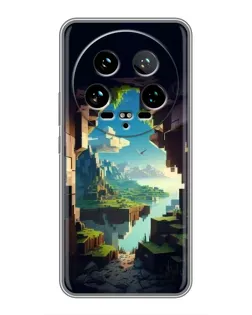 Чехол для Xiaomi 14 Ultra с картинкой «Вид из пещеры»