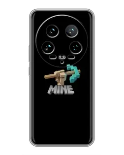 Чехол для Xiaomi 14 Ultra с картинкой «Алмазная кирка»