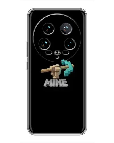 Чехол для Xiaomi 14 Ultra с картинкой «Алмазная кирка»