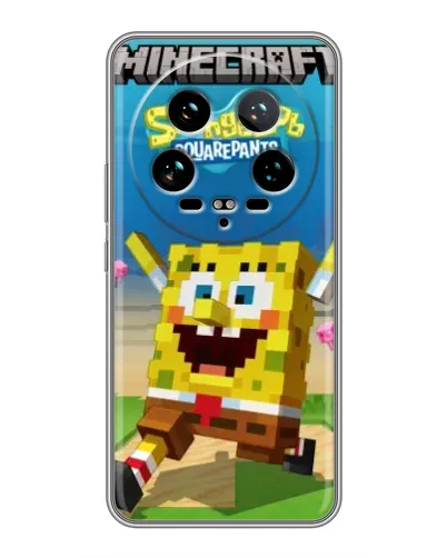 Чохол для Xiaomi 14 Ultra з картинкою «Губка Боб Minecraft» Чохол для Xiaomi 14 Ultra з картинкою «Губка Боб Minecraft»