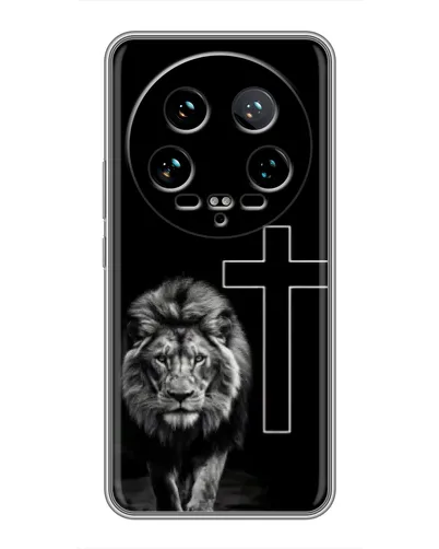 Чехол для Xiaomi 14 Ultra с картинкой «Лев и Крест» Чехол для Xiaomi 14 Ultra с картинкой «Лев и Крест»
