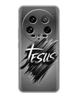Чехол для Xiaomi 14 Ultra с картинкой «Надпись Jesus Graffiti»