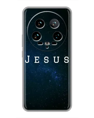 Чехол для Xiaomi 14 Ultra с картинкой «Звездное небо Jesus» Чехол для Xiaomi 14 Ultra с картинкой «Звездное небо Jesus»