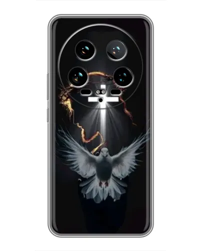 Чехол для Xiaomi 14 Ultra с картинкой «Голубь и Свет» Чехол для Xiaomi 14 Ultra с картинкой «Голубь и Свет»