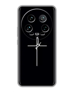 Чехол для Xiaomi 14 Ultra с картинкой «Тонкий крест»