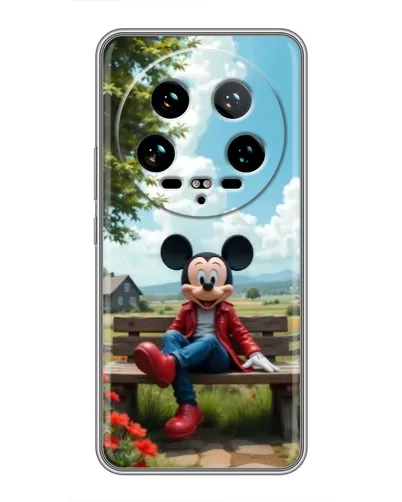Чехол для Xiaomi 14 Ultra с картинкой «Микки на скамейке» Чехол для Xiaomi 14 Ultra с картинкой «Микки на скамейке»