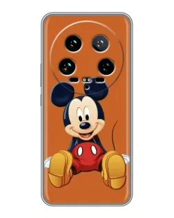 Чехол для Xiaomi 14 Ultra с картинкой «Микки отдыхает»