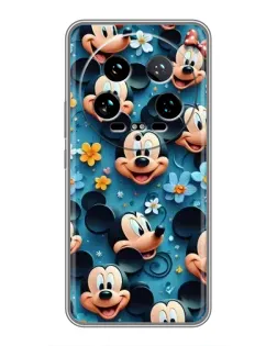 Чехол для Xiaomi 14 Ultra с картинкой «Паттерн Микки и Минни»
