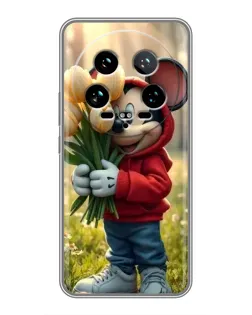 Чохол для Xiaomi 14 Ultra з картинкою «Міккі з тюльпанами» Чохол для Xiaomi 14 Ultra з картинкою «Міккі з тюльпанами»