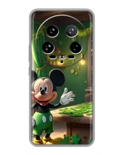 Чехол для Xiaomi 14 Ultra с картинкой «Микки в мастерской»