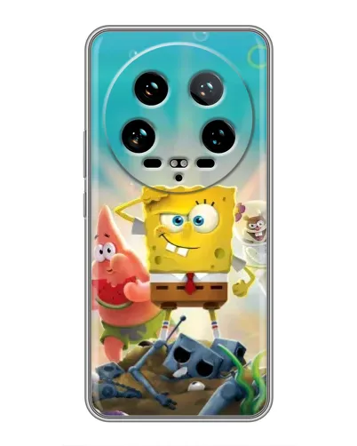 Чохол для Xiaomi 14 Ultra з картинкою «Спанч Боб переможець» Чохол для Xiaomi 14 Ultra з картинкою «Спанч Боб переможець»