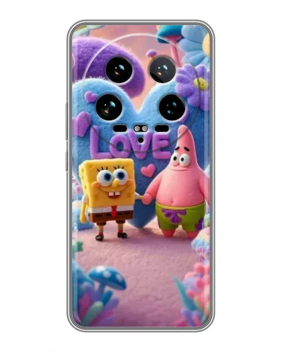 Чохол для Xiaomi 14 Ultra з картинкою «Губка Боб Патрік»