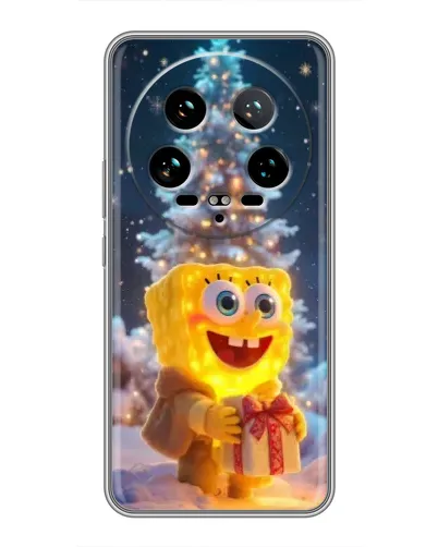 Чохол для Xiaomi 14 Ultra з картинкою «Різдвяний Спанч Боб» Чохол для Xiaomi 14 Ultra з картинкою «Різдвяний Спанч Боб»