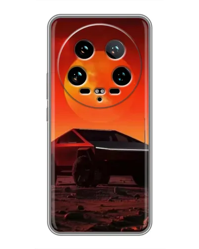 Чохол для Xiaomi 14 Ultra з картинкою «Cybertruck на Марсі»