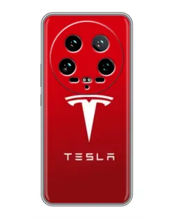 Чохол для Xiaomi 14 Ultra з картинкою «Tesla Red Classic»