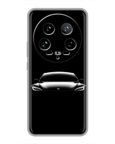Чохол для Xiaomi 14 Ultra з картинкою «Фари Tesla Night»