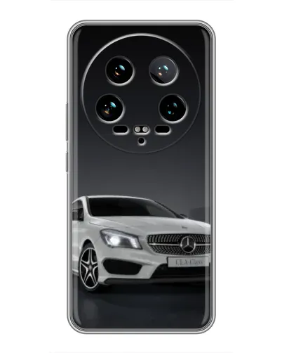 Чохол для Xiaomi 14 Ultra з картинкою «Mercedes AMG GT Silver»