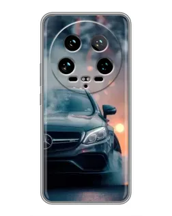 Чохол для Xiaomi 14 Ultra з картинкою «Mercedes — нічне місто»
