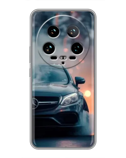Чохол для Xiaomi 14 Ultra з картинкою «Mercedes — нічне місто»