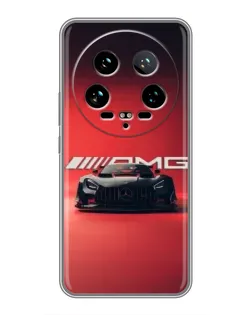 Чохол для Xiaomi 14 Ultra з картинкою «Mercedes AMG — червона лінія»