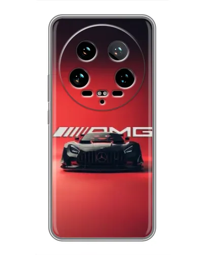 Чохол для Xiaomi 14 Ultra з картинкою «Mercedes AMG — червона лінія»