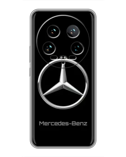 Чохол для Xiaomi 14 Ultra з картинкою «Mercedes Silver Logo»