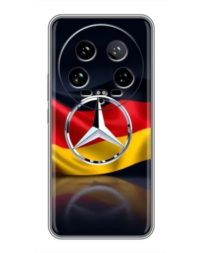Чохол для Xiaomi 14 Ultra з картинкою «Mercedes — прапор Німеччини»
