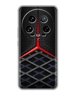 Чохол для Xiaomi 14 Ultra з картинкою «Mercedes Carbon Grid»