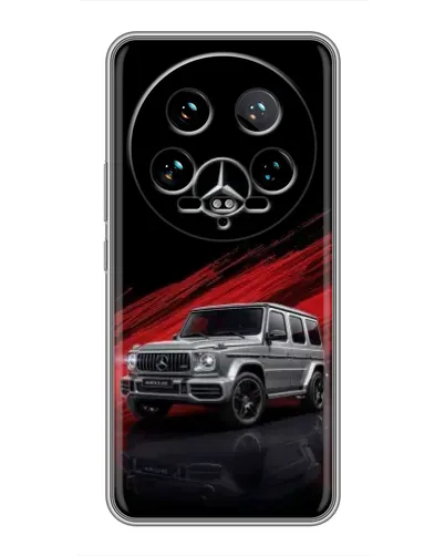 Чохол для Xiaomi 14 Ultra з картинкою «Mercedes G-Class червоний»
